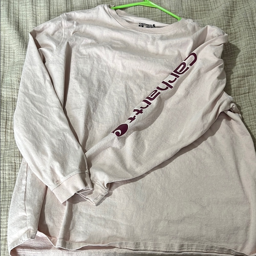 Carhartt Long Sleeve Tee - Light Pink